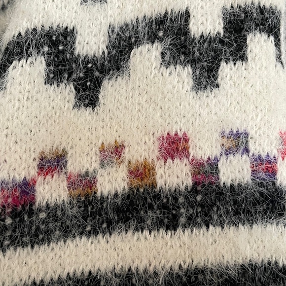 Anthropologie Akemi + Kin Olivia Western Aztec Poncho Cardigan One Size Comfy - Picture 6 of 9